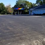 Paved Gas Station