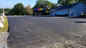 Paved Gas Station