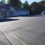 Paved Gas Station