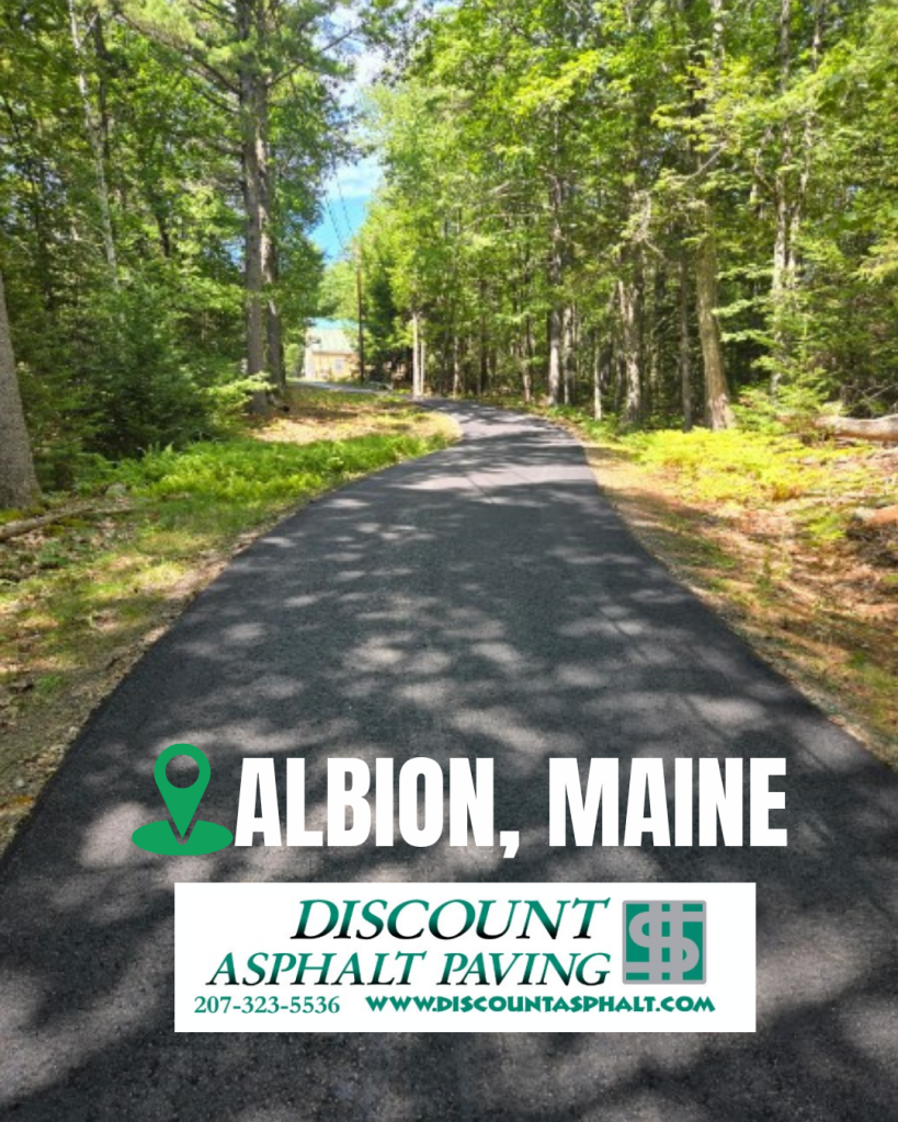 asphalt paving Albion Maine